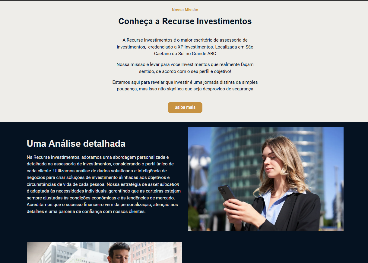 Landing page de alta conversão otimizada para SEO